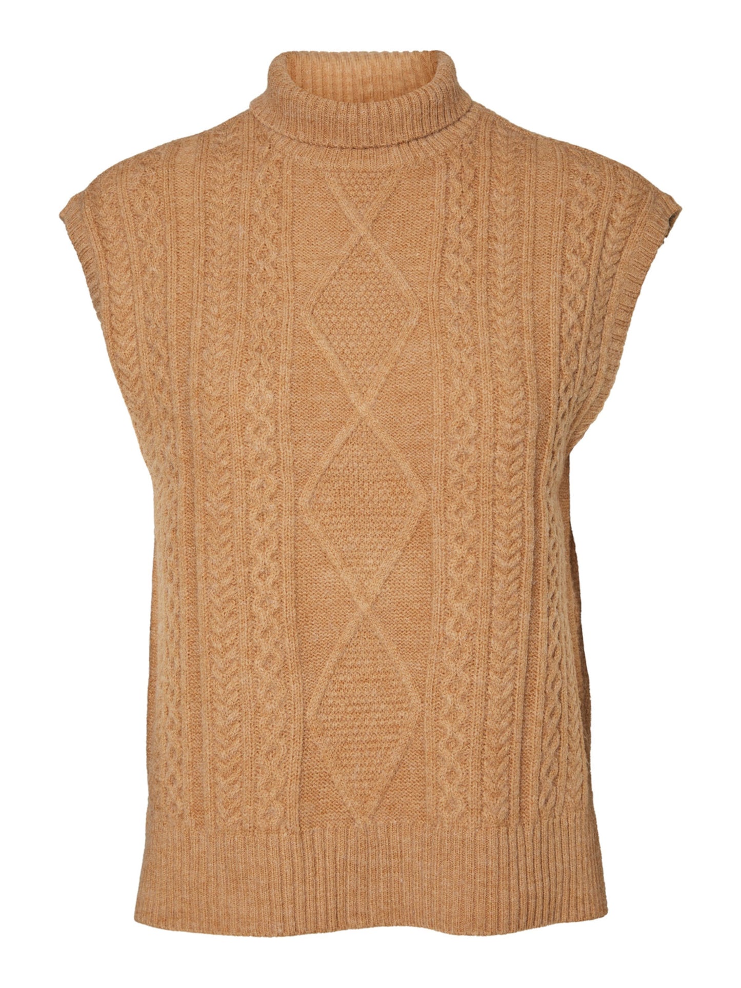 VERO MODA Suéter Feminino Marrom