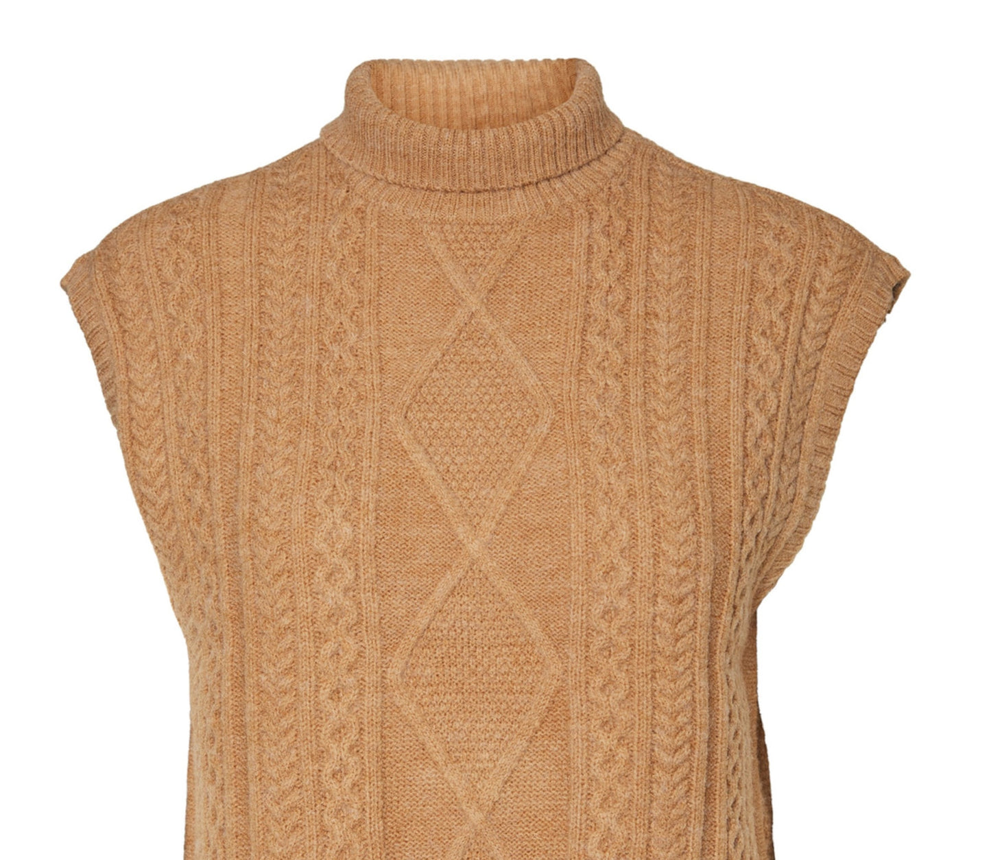 VERO MODA Suéter Feminino Marrom