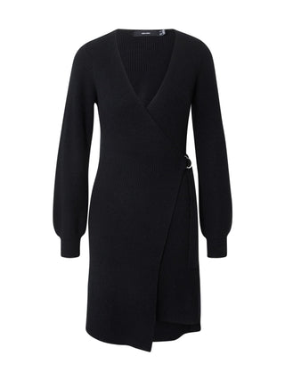 Vestido de malha Alexandria feminino VERO MODA preto