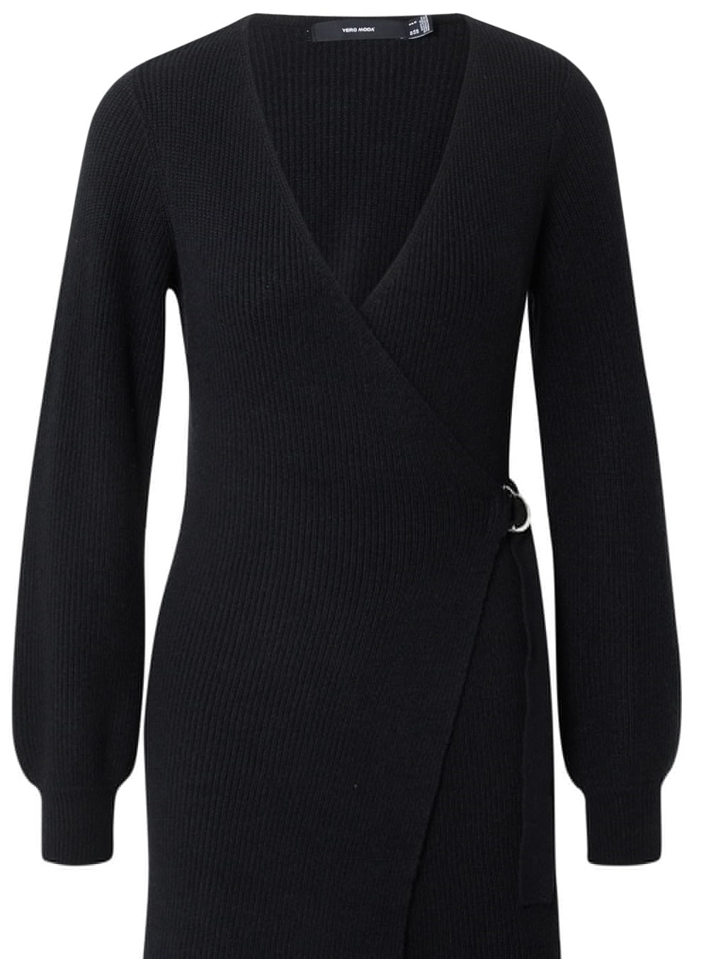 Vestido de malha Alexandria feminino VERO MODA preto