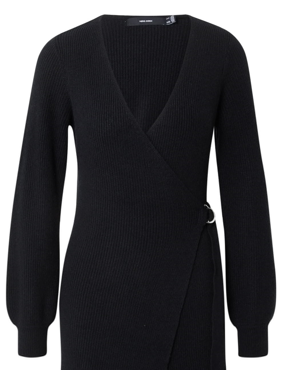 Vestido de malha Alexandria feminino VERO MODA preto
