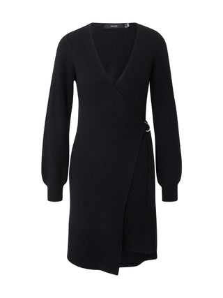 Vestido de malha Alexandria feminino VERO MODA preto