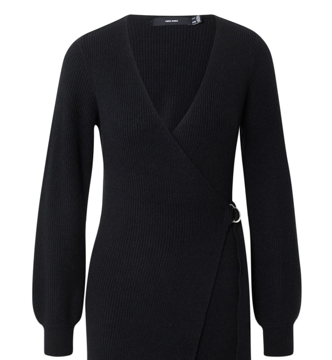 Vestido de malha Alexandria feminino VERO MODA preto