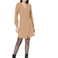 Vestido de malha Alexandria feminino VERO MODA marrom