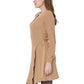 Vestido de malha Alexandria feminino VERO MODA marrom