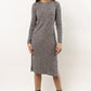 Vestido Reef MIDI Feminino VERO MODA Cinza