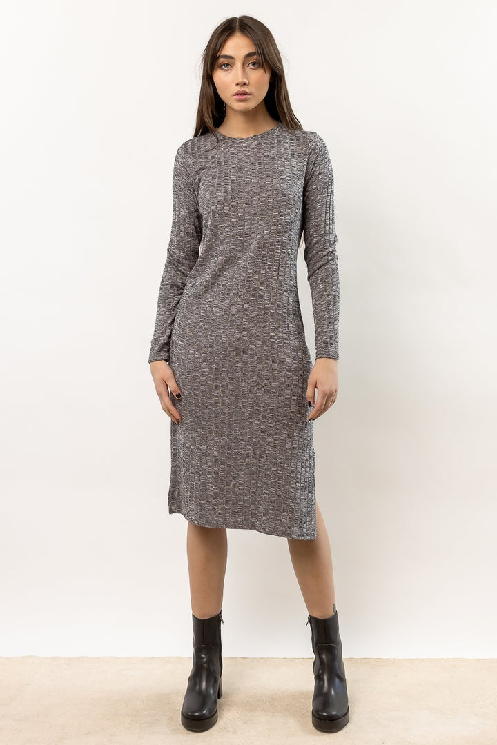 Vestido Reef MIDI Feminino VERO MODA Cinza