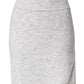 VERO MODA Saia Lápis Gennady Feminina Cinza