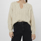 VERO MODA Suéter Reese Feminino Marrom Tamanho P
