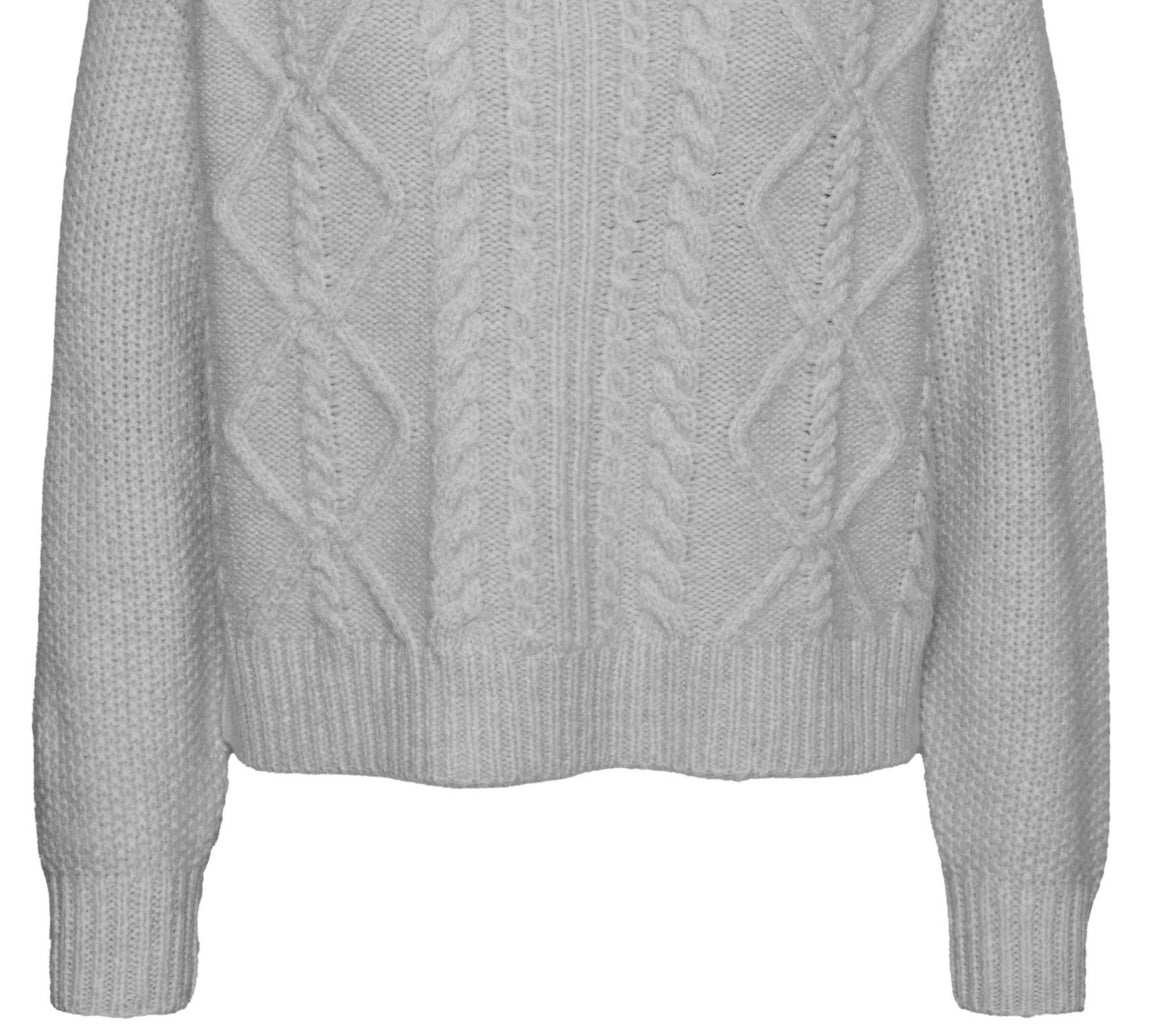 VERO MODA Suéter Reese Feminino Cinza