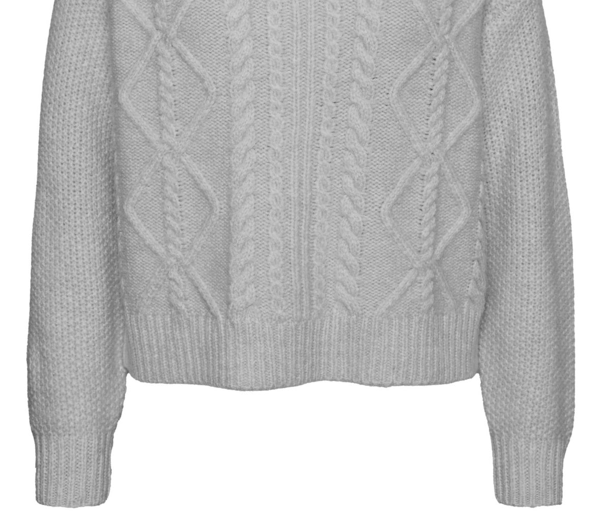 VERO MODA Suéter Reese Feminino Cinza