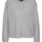 VERO MODA Suéter Reese Feminino Cinza