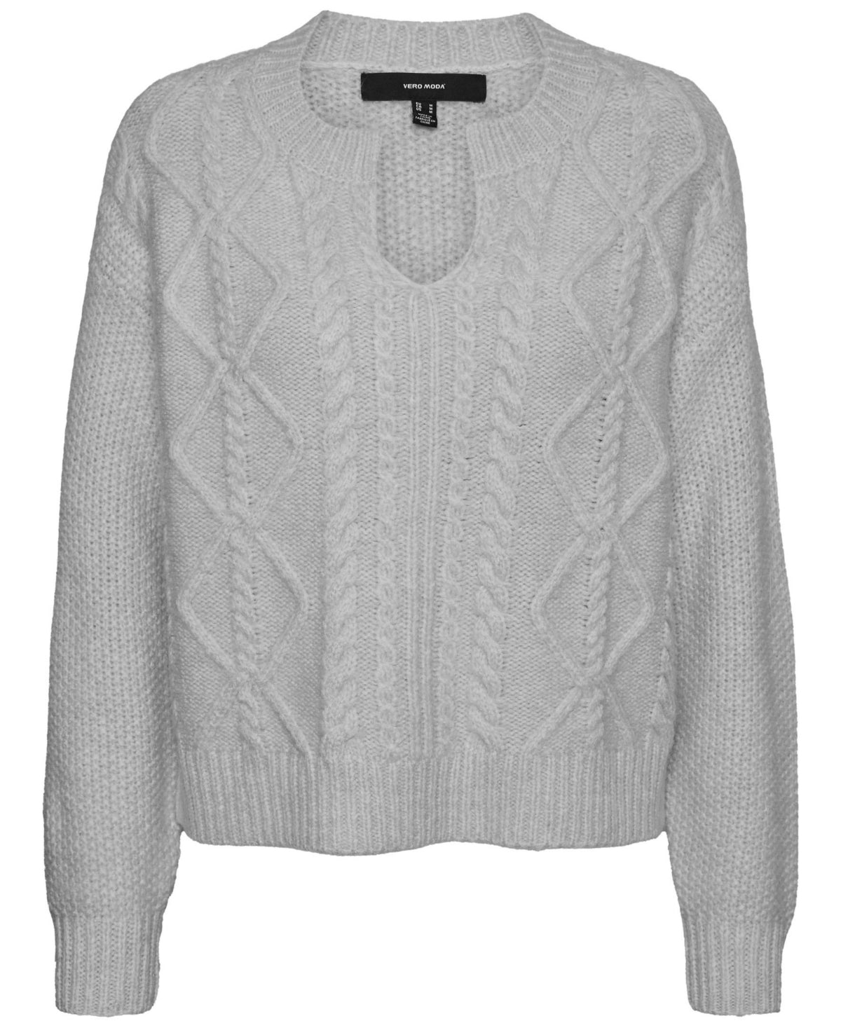 VERO MODA Suéter Reese Feminino Cinza