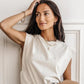 VERO MODA Top Alec Feminino Branco Tamanho Grande