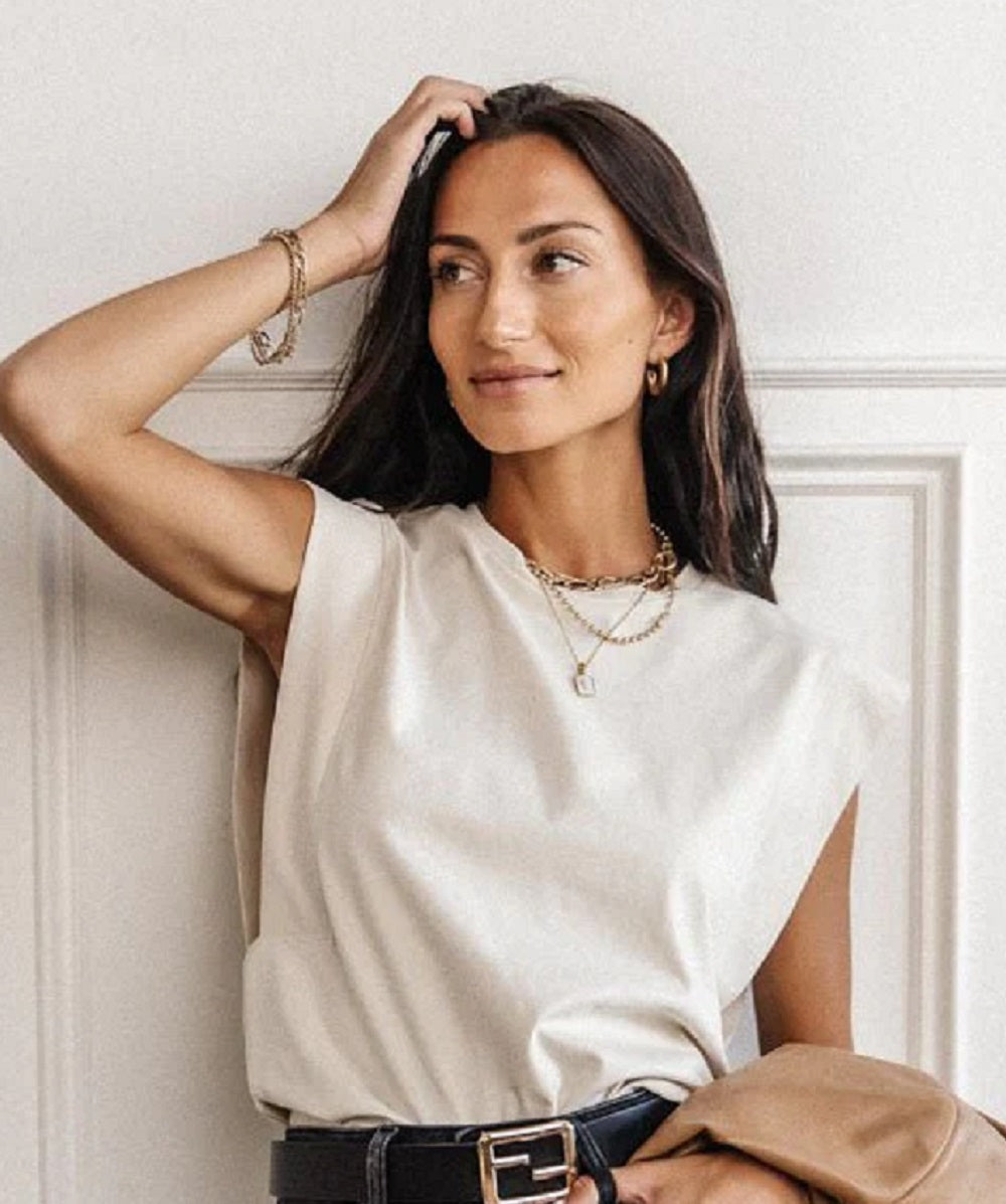 VERO MODA Top Alec Feminino Branco Tamanho Grande
