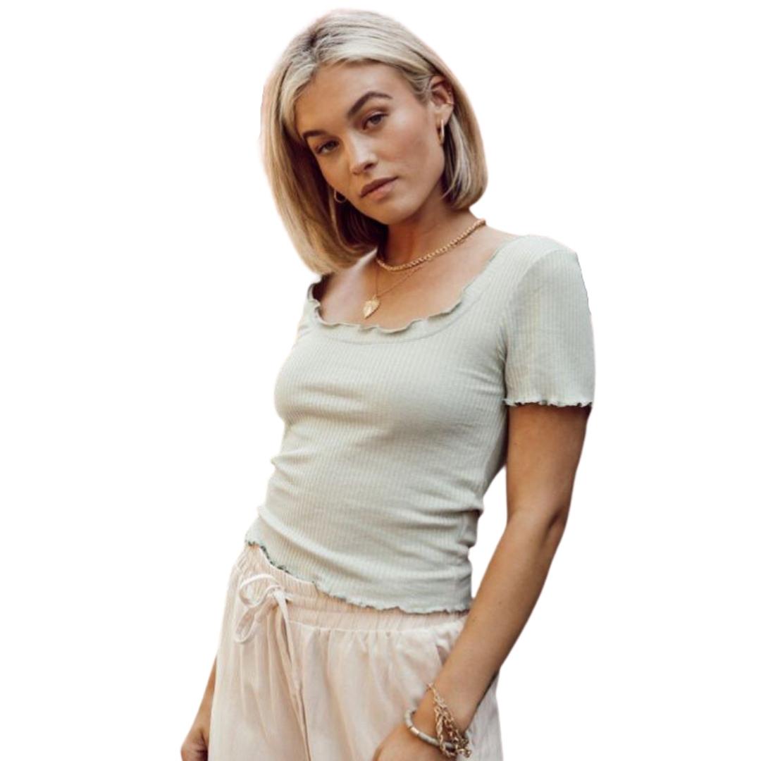 Camisa feminina VERO MODA verde tamanho X-S