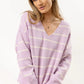 VERO MODA Suéter Aubree Feminino Roxo Tamanho Médio