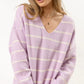 VERO MODA Suéter Aubree Feminino Roxo Tamanho Médio