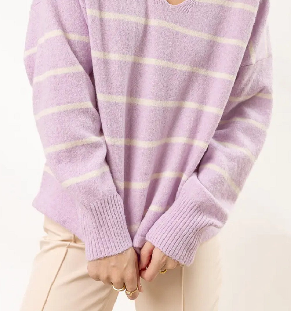 VERO MODA Suéter Aubree Feminino Roxo Tamanho Médio