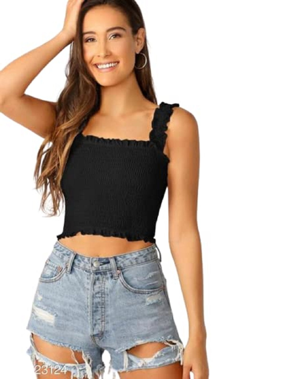 VERO MODA Topp Feminino Preto Tamanho X-S