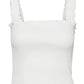 VERO MODA Top Feminino Branco Tamanho Grande