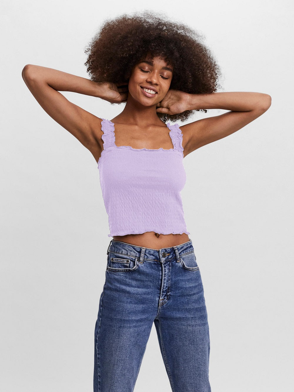 VERO MODA Top Feminino Roxo
