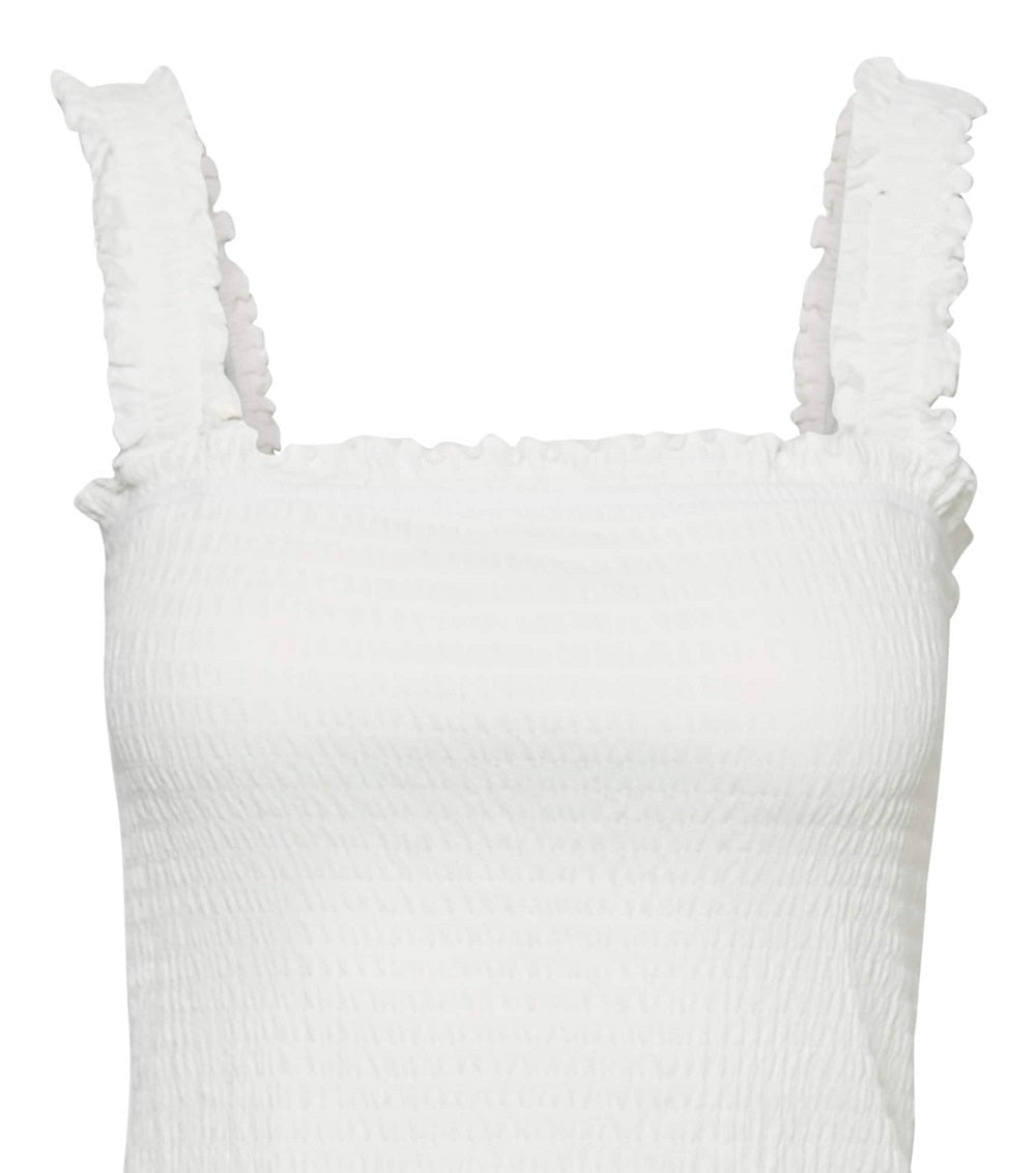 VERO MODA Regata Adonis Feminina Branca Tamanho X-G