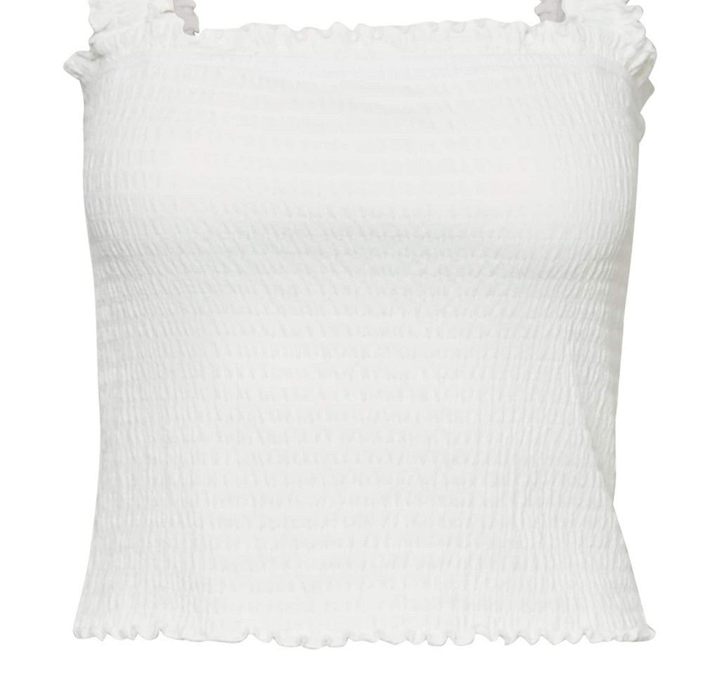VERO MODA Regata Adonis Feminina Branca Tamanho X-G