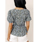 Blusa feminina Gillie Peplum VERO MODA cinza tamanho médio