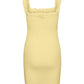 Vestido Kinsey Feminino VERO MODA Amarelo Tamanho X-Grande