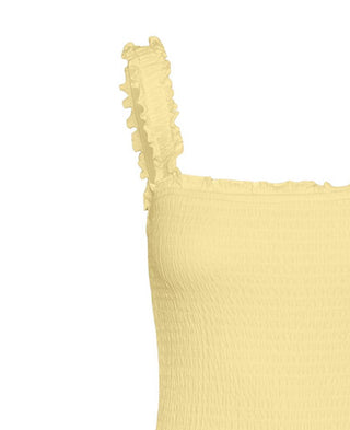 Vestido Kinsey Feminino VERO MODA Amarelo Tamanho X-Grande