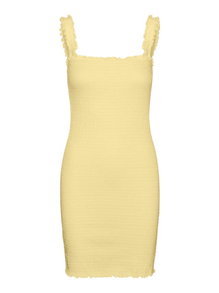Vestido Kinsey Feminino VERO MODA Amarelo Tamanho X-Grande