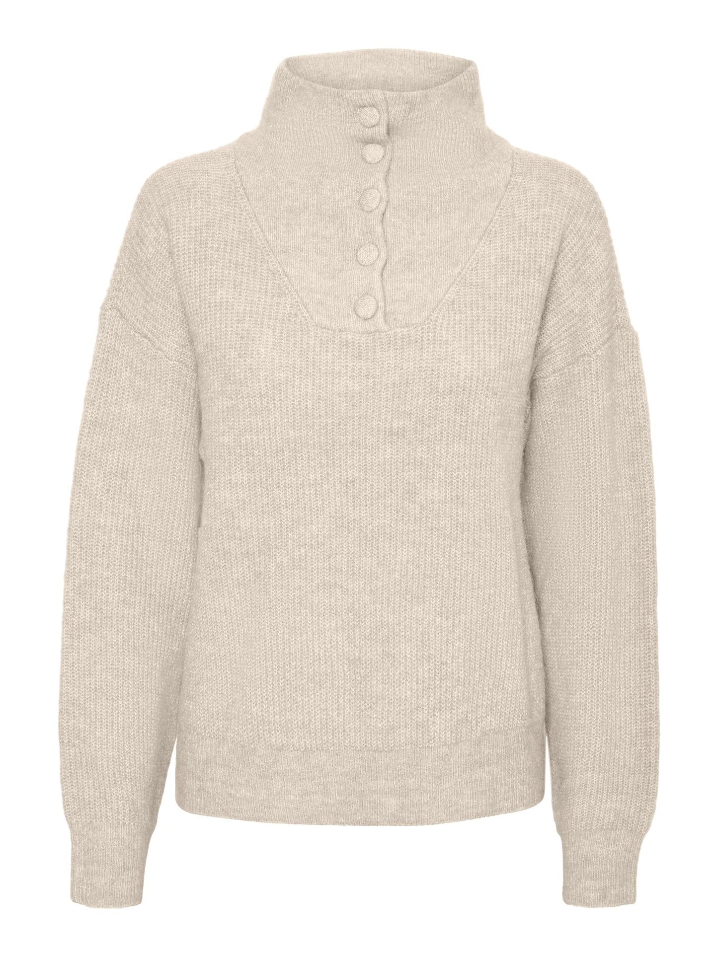 VERO MODA Suéter Feminino Marrom