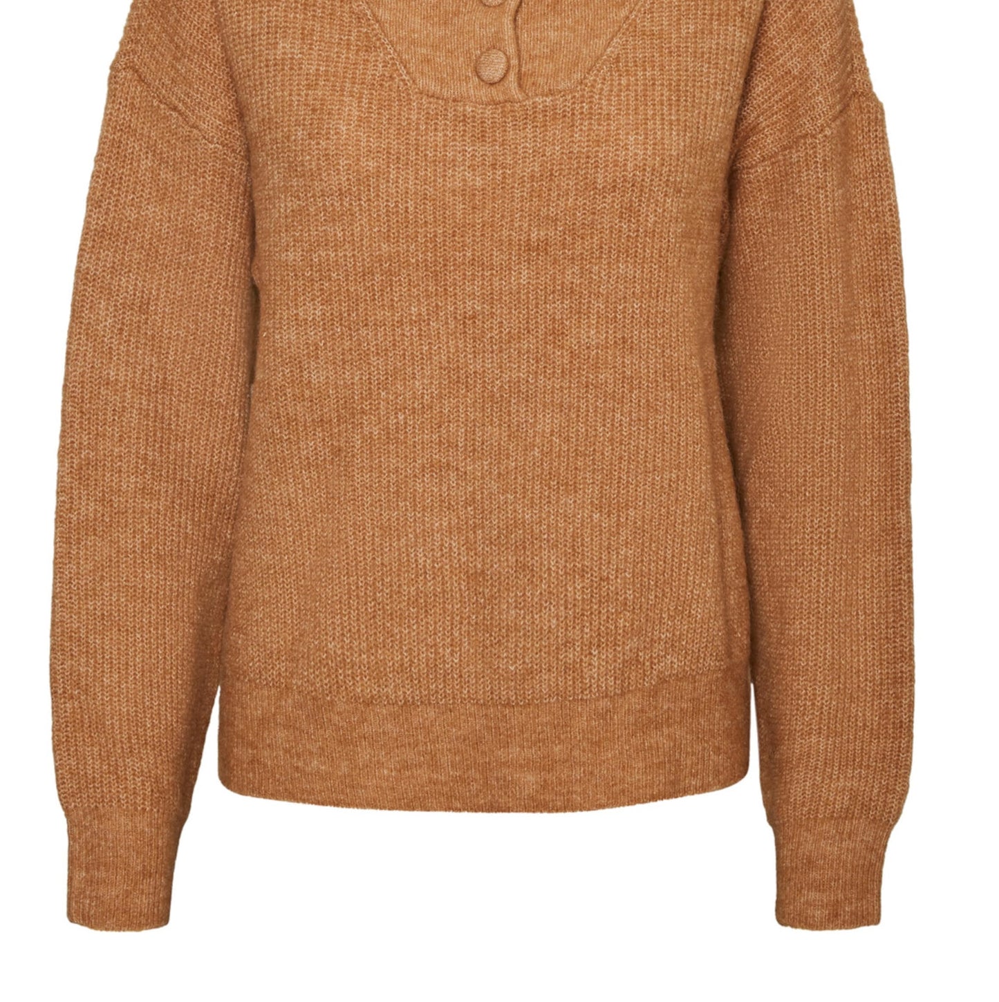 VERO MODA Suéter Feminino Marrom