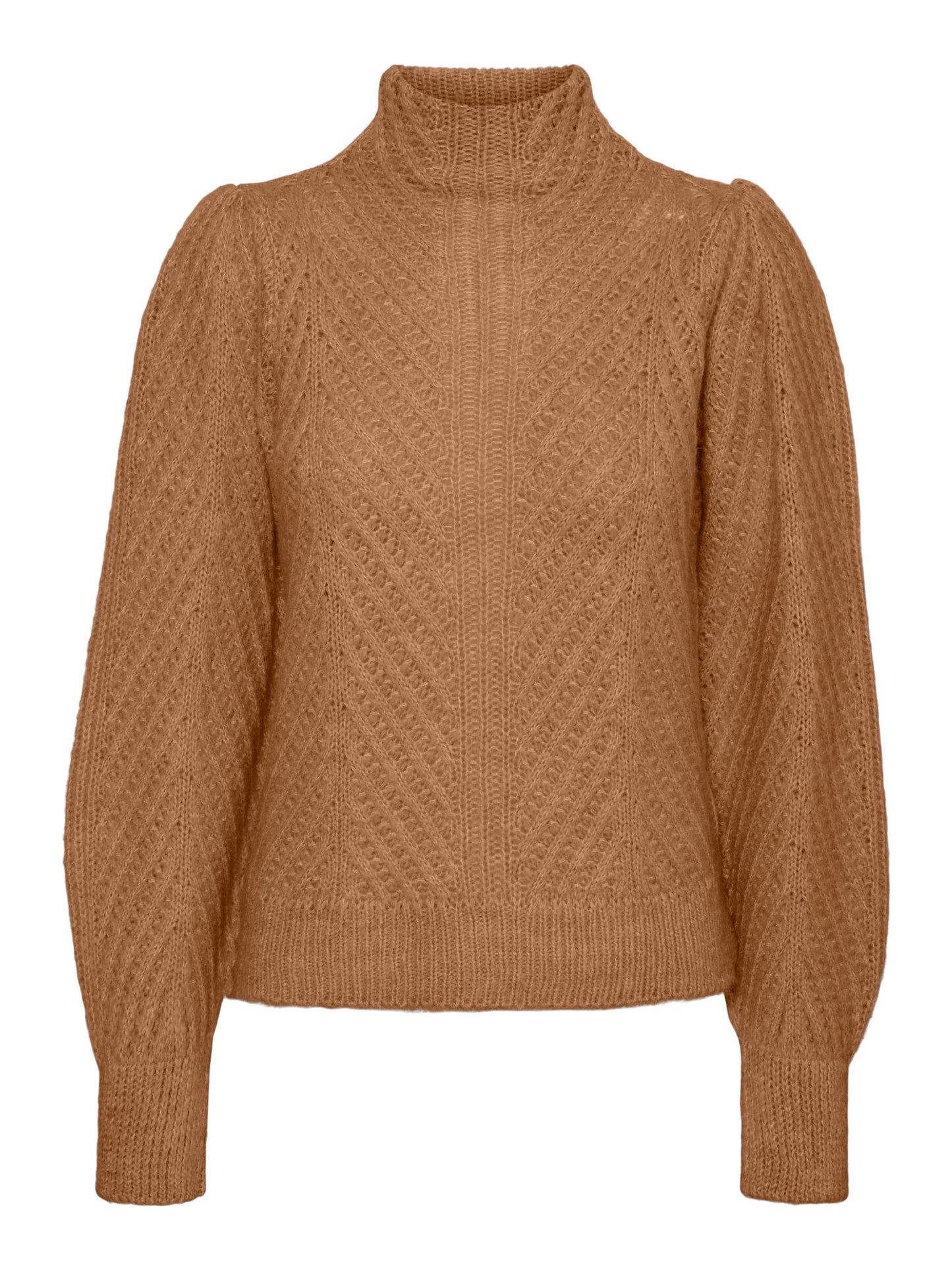 VERO MODA Suéter Everleigh Feminino Marrom Tamanho P