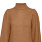VERO MODA Suéter Everleigh Feminino Marrom Tamanho P
