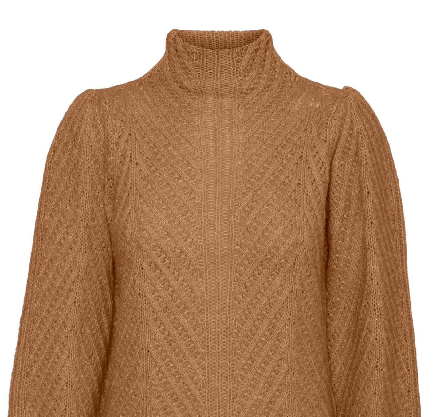 VERO MODA Suéter Everleigh Feminino Marrom Tamanho P