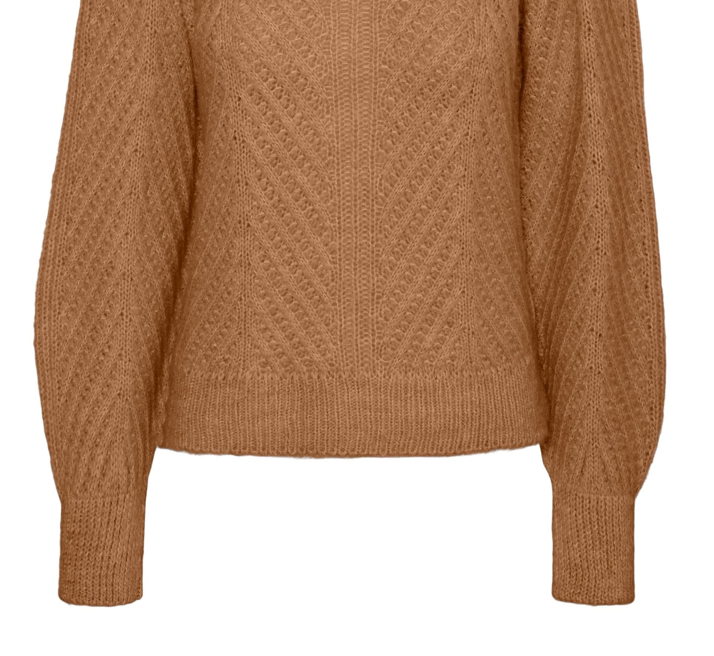 VERO MODA Suéter Everleigh Feminino Marrom Tamanho P