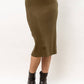 VERO MODA Saia Shea Feminina Verde