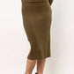 VERO MODA Saia Shea Feminina Verde