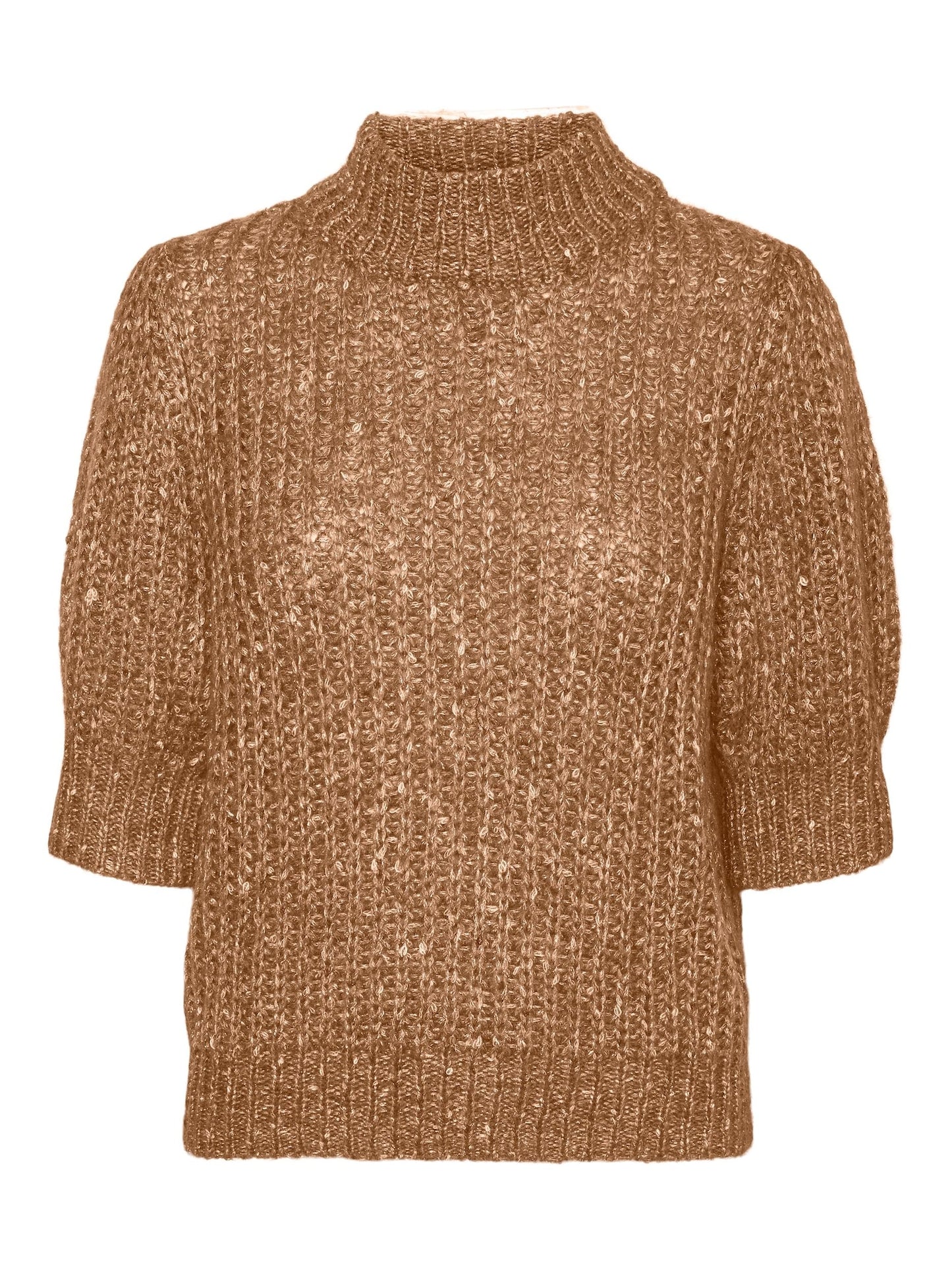 VERO MODA Suéter Feminino Marrom