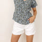 Blusa feminina Gillie Peplum VERO MODA, preta, tamanho pequeno