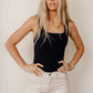 Camiseta regata Huntley feminina VERO MODA preta tamanho P
