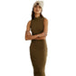 Vestido justo Gracie feminino VERO MODA preto