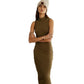 Vestido justo Gracie feminino VERO MODA preto
