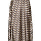 VERO MODA Saia Lizelle MIDI Feminina Cinza Tamanho 36