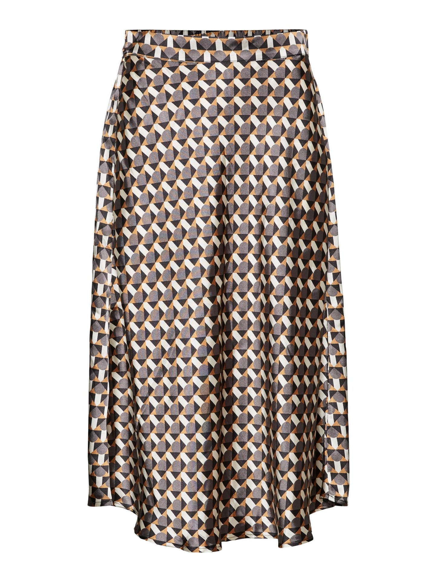 VERO MODA Saia Lizelle MIDI Feminina Cinza Tamanho 36