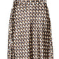 VERO MODA Saia Lizelle MIDI Feminina Cinza Tamanho 36
