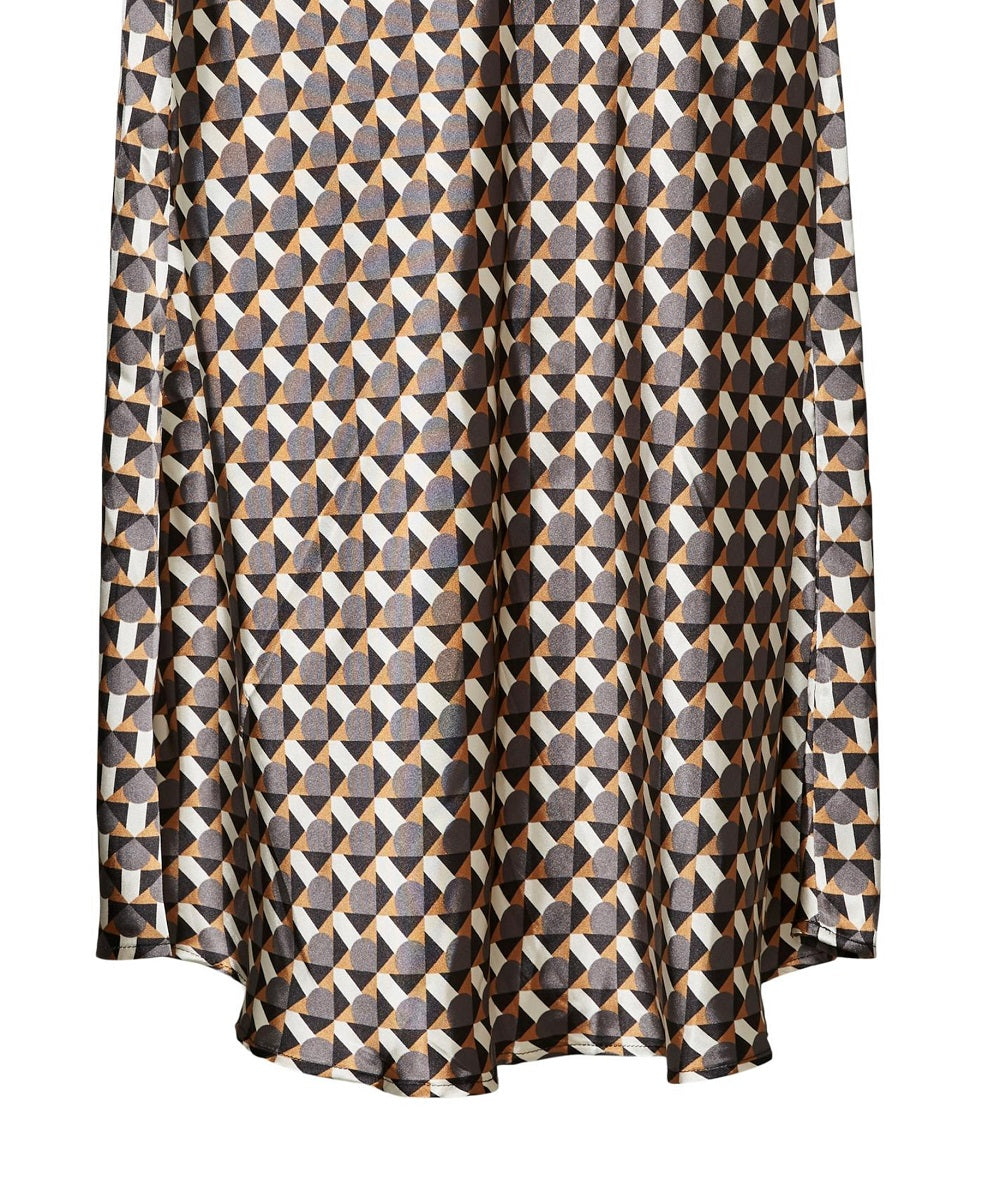 VERO MODA Saia Lizelle MIDI Feminina Cinza Tamanho 36
