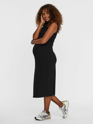 Vestido feminino Francoise gola alta VERO MODA, preto, tamanho pequeno